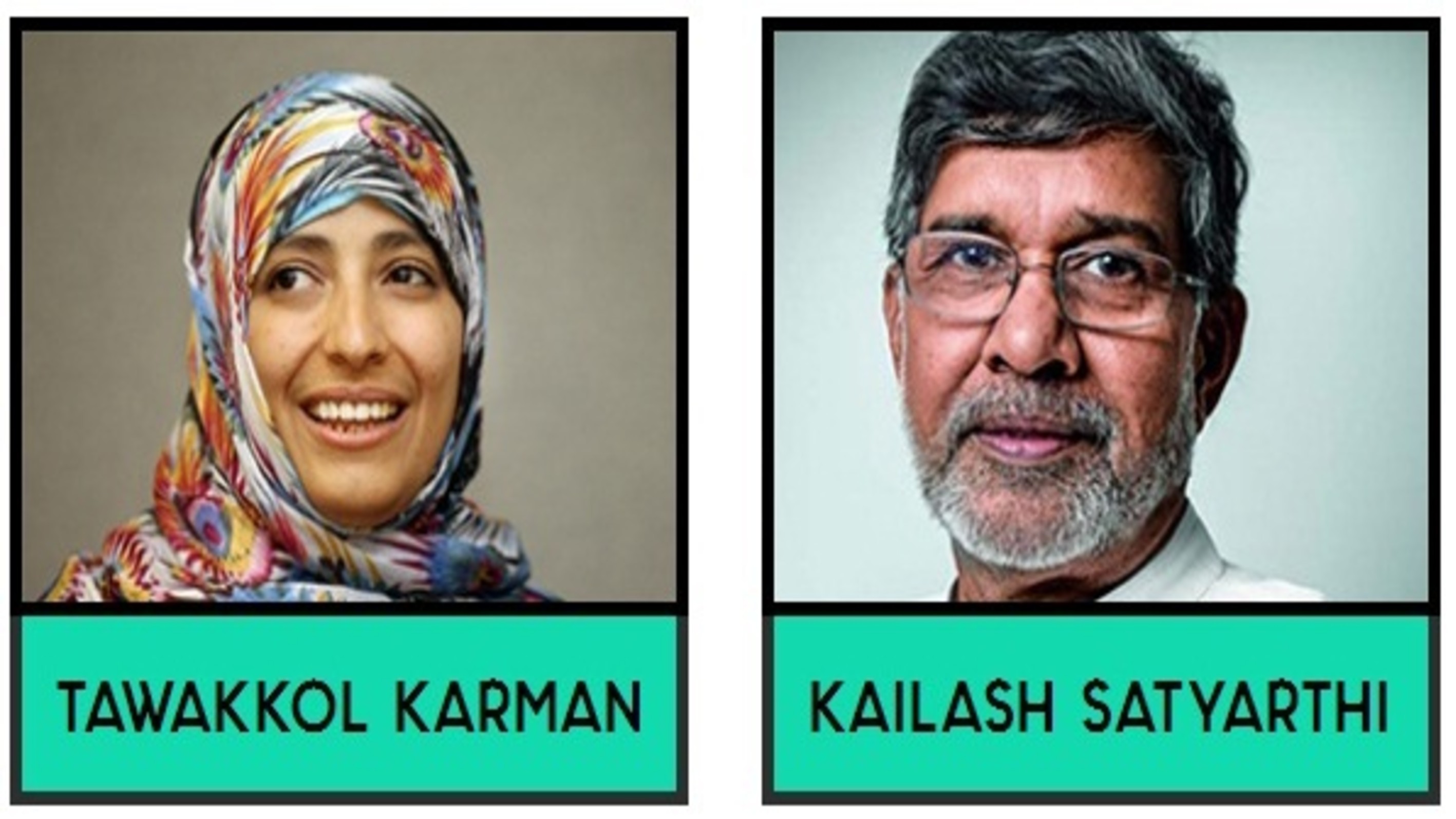 Karman and Kailash become members of PeaceJam 